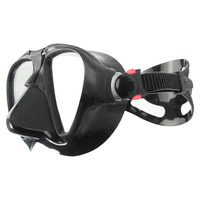 Masque uv de plongée sous-marine en silicone en verre trempé personnalisé pour la chasse sous-marine, la plongée en apnée et la natation