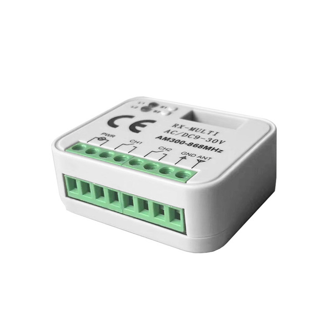 Multi-frequency Wireless Remote Control Receiver, Two-channel Controller, Universal Garage Door/gate Remote Control