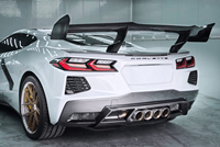 Diffuseur arrière en fibre de carbone de haute qualité C8, style ZR1, lèvre de pare-chocs, séparateur noir pour Corvette personnalisé