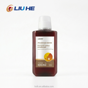 LIUHE Nuova Formula Collutorio Povidone-Iodio 250ml Alito Fresco Fragranza Personalizzata Alta Efficacia Sterilizzante Delicato sulle Gengive - Product Image 4