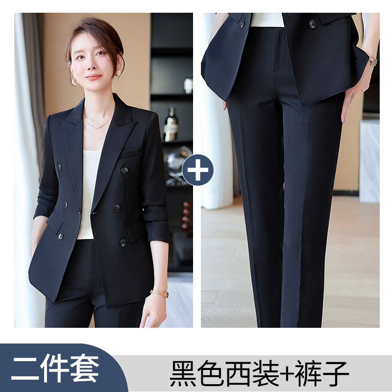 Black suit skinny trousers