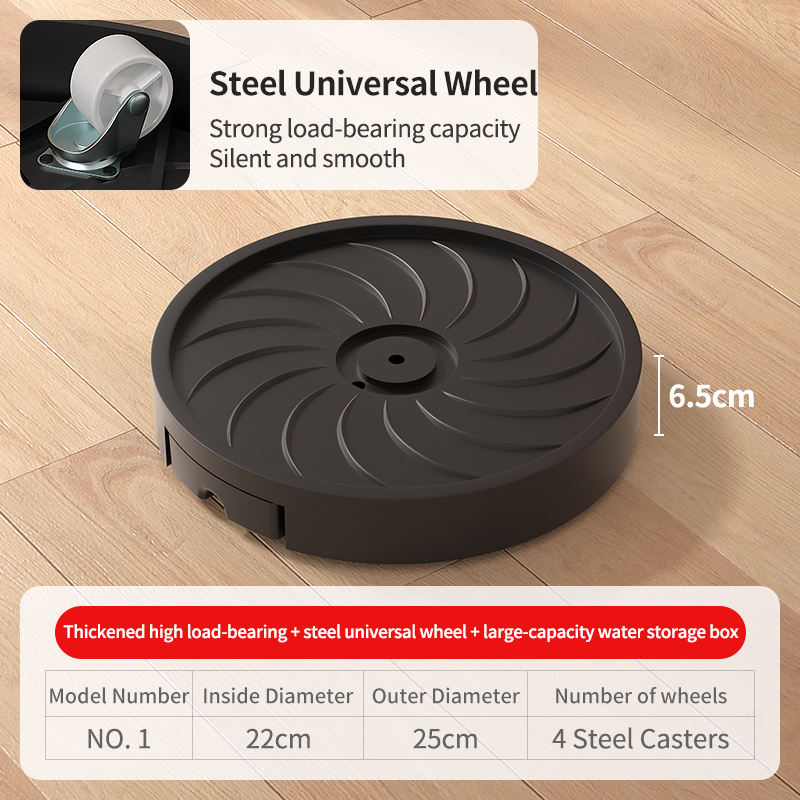 No.1 Black 4 steel wheels