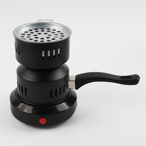 Venta al por mayor multiusos negro Mini calefacción eléctrica placa caliente estufa de carbón Hookah con mango - Product Image 1