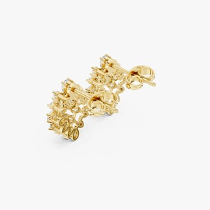 Wholesale Supply Beautiful Petal Diamond <b>Stud</b> <b>Earrings</b> for Women with <b>Fine</b> Craftsmanship for Special OccasionsAvailable for Sale - Product Image 2