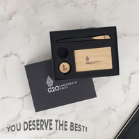 Nouveau produit 2025, porte-cartes personnalisé avec logo, stylo en métal et porte-clés 3 en 1, cadeau d'entreprise VIP de luxe promotionnel