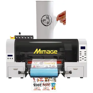 30 cm Mimage xp600 A3 Rolle zu Rolle UV-DTF-Drucker desktop uv-dtf-aufkleberdrucker goldfolien-druckmaschine