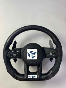 Volant en fibre de carbone pour Mercedes Benz A-MG W117 W220 Bra-bus W140 S550 W217 CLS W257 - Product Image 2