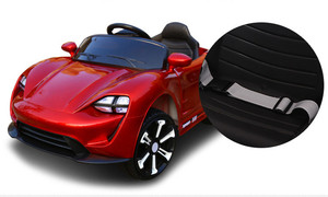 Coche Eléctrico para Niños, Sedán de Cuatro Ruedas con Control Remoto, Funciona con Batería, Unisex para Niños y Niñas, con Manillar de Empuje - Product Image 5