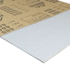 China White Coated Abrasive Sandpaper Sanding Furniture 60-600 Grain Size 9 * 11 Inch Dry Sandpaper