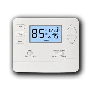 Pusat DC AC Digital Programmable Thermostat dengan Fan Controller