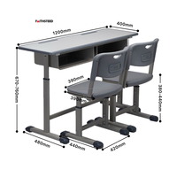 Ensembles de bancs de lecture et de chaises de bureau pour étudiants, conçus pour les écoles, les collèges et les universités