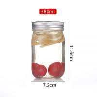 Bocaux en verre en gros pour la conservation alimentaire, bocaux pour huile de piment, bocaux Mason, bocaux à miel avec couvercles