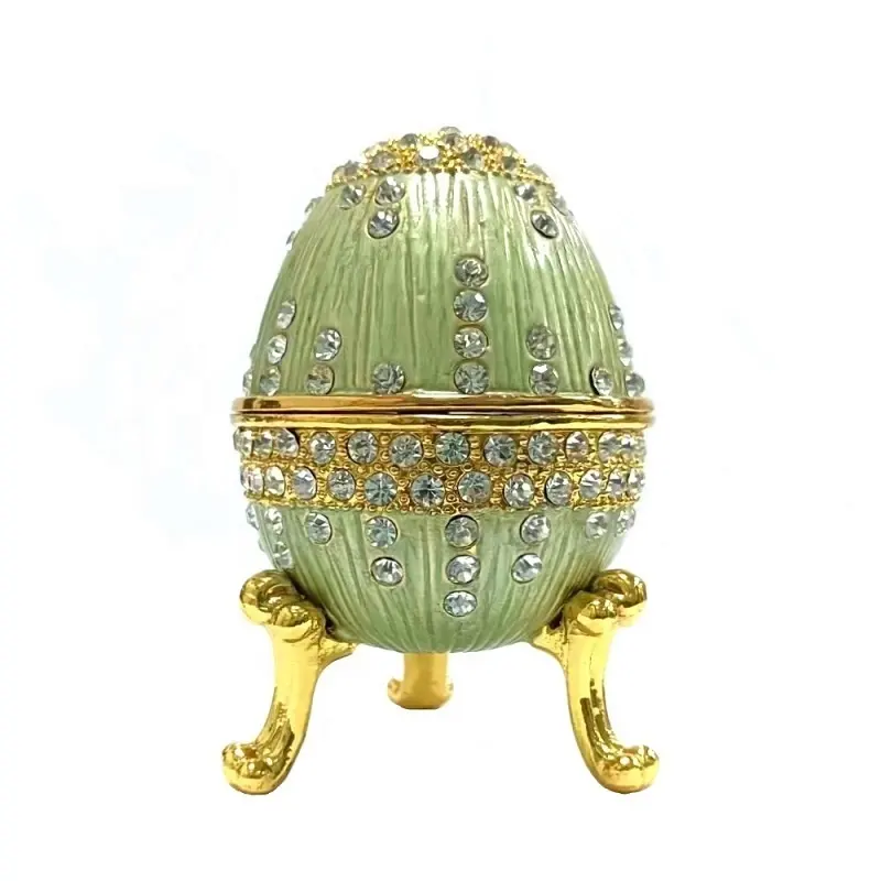 गर्म बिक्री थोक jeweled trinket बक्से रूसी faberge अंडे trinket गहने बक्से