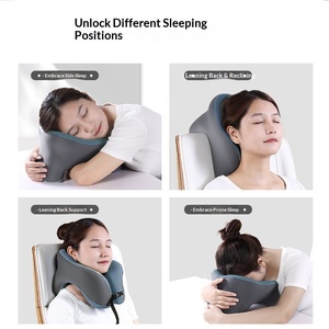 Cuscino per il riposo a forma di U in memory foam, ergonomico, con supporto per le braccia, a lento ritorno, traspirante, regolabile, per dormire sulla pancia, colore personalizzabile - Product Image 3