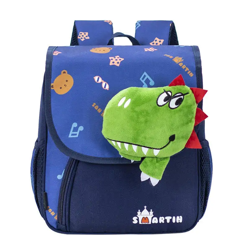 3d niedliche Karikatur Tier Plüschtasche Jungen und Mädchen koreanische Schultaschen Mode Kinderrucksack Kindergarten Kinder Baby-Rücksack