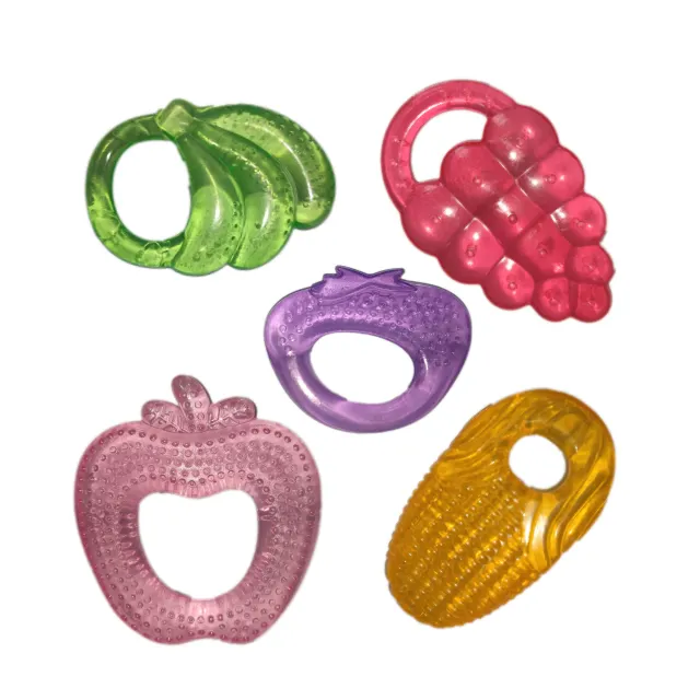 Monochrome EVA material baby stuff teether baby toy with Water Filled Baby Teether