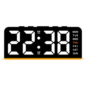 Wholesale New Digital LED Alarm Clock Desktop Table Night <b>Light</b> with Time Temperature Display Backlight Snooze Modern Decor - Product Image 3