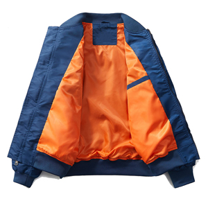 <strong>Men's</strong> Lightweight Bomber Jackets Smart Casual Jackets Spring Summer Jackets Windbreaker Full Zip <strong>Coat</strong> - Product Image 3