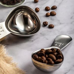 2 Sets <strong>Tablespoon</strong> Metal Silver Two Table <strong>Spoons</strong> 15ml 30 ml Stainless Steel Coffee <strong>Measuring</strong> Scoop - Product Image 5