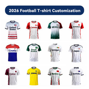 Camiseta Deportiva Lisa de Secado Rápido Gahumi 2026 para Fanáticos del Fútbol de Canadá, México y Estados Unidos, Directo de Fábrica - Product Image 3
