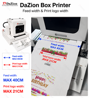 Nouvelle imprimante numérique jet d'encre monocouche DZ 400 2026 avec tête d'impression HP A4 pour sacs en papier, sacs non tissés, boîtes à pizza et serviettes