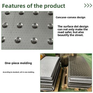 Alfombra Táctil de PVC Multicolor de Doble Uso Interior/Exterior Marca Duonika, Alta Elasticidad para Personas Ciegas, Ideal para <span class=keywords><strong>Metro</strong></span> - Product Image 1