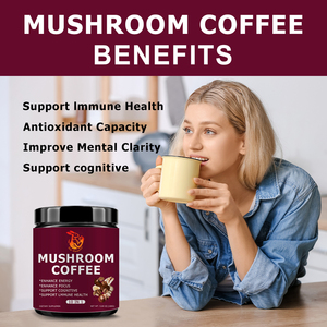 Café de hongos al por mayor de fábrica con extracto de salgueiro y polvo de hongo Tremella, suplemento herbal para la salud inmunológica - Product Image 2