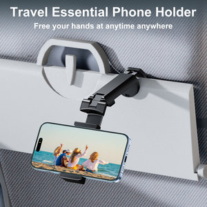 Support de téléphone essentiel de voyage; support de téléphone d'avion; support de téléphone portable de bureau; assistant de cuisine; réglage d'angle libre - Product Image 3