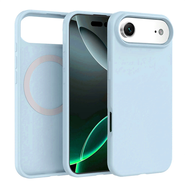 Customizable LOGO Colors Shockproof Liquid Silicone Phone Cases with Magnetic for iPhone 17 Air Silicone Case Cover
