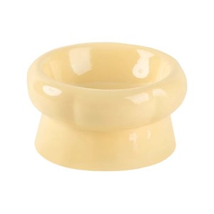 Bol en céramique pour chat, grand diamètre, alimentation lente, anti-renversement, pour chats, bol d'alimentation pour animaux de compagnie - Product Image 5