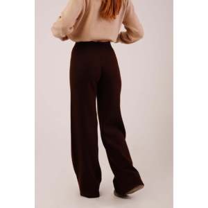 Pantalones Anchos de Mujer, Pantalones Deportivos de Punto de Cintura Alta con Cintura Acanalada, Transpirables y Marrones, al por Mayor - Product Image 1