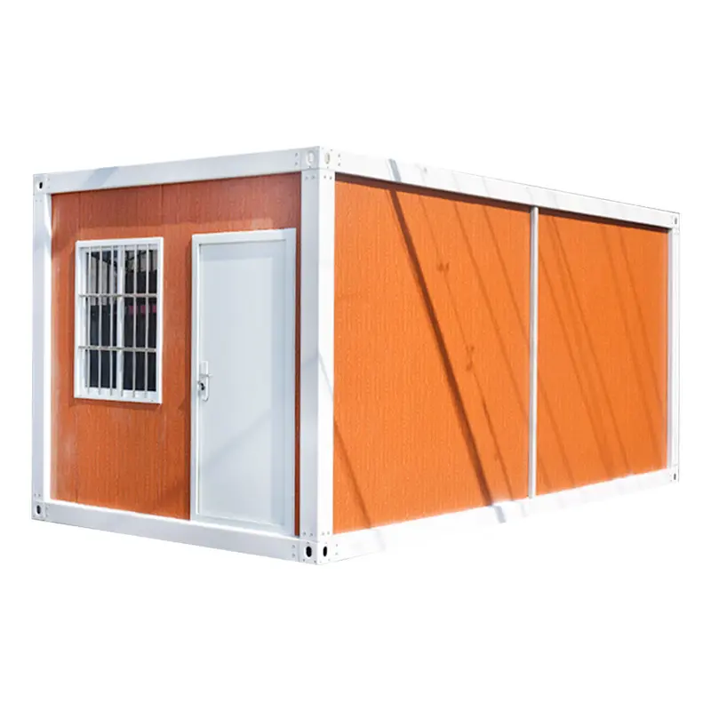 Có thể gập lại nối dài có thể tháo rời di động mô-đun di động tạm thời container văn phòng nhà bán thấp bánh sandwich Bảng điều khiển nhà văn phòng