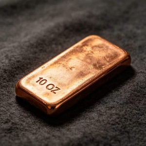 Premium 10oz Solid Copper <b>Bar</b> 99.9% Purity Metal Ingot Copper Bullion <b>Bar</b> - Product Image 1