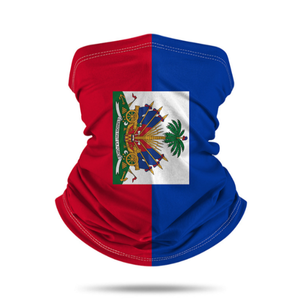 <span class=keywords><strong>Cache</strong></span>-<span class=keywords><strong>cou</strong></span> tubulaire de haute qualité à motif drapeaux d'Haïti, de la Guyane, de Cuba, de Grenade et de la Colombie, personnalisable, pour le sport, vente en gros - Product Image 2