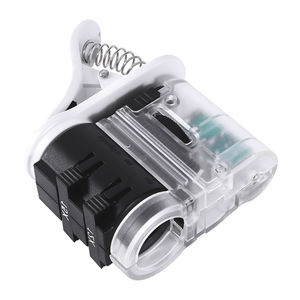 7X 12X 15X 19X 22X 27XUVランプ磁器アンティーク生地識別携帯電話クリップLED拡大鏡顕微鏡 - Product Image 1