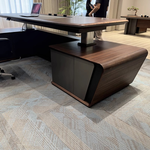 Nội thất văn phòng tối giản hiện đại, Bàn nâng Ông Chủ, bàn ca lớn, bàn cắt, sơn - Product Image 3