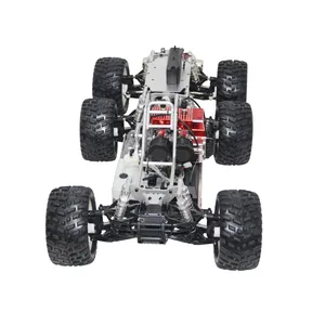 SY 6X6 RC araba 2.4G 1/5 ölçekli RC gaz canavar kamyon 60CC motor off road arabalar için büyük boy