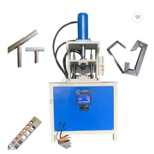 Mejor cortador de ángulo hidráulico Máquina cortadora de agujeros de tubos de acero de 90 grados Máquina punzonadora de muescas de tubos cuadrados - Product Image 2