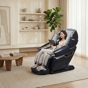 Silla de Masaje de Lujo para Adultos, Modelo <span class=keywords><strong>Rocky</strong></span> Dual Core Human Touch 10, Masaje Corporal Completo 8D, Gravedad Cero - Product Image 1