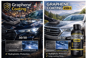 GRAPHONEX Voltron 28H กราฟีน เซรามิก โค้ทติ้ง สำหรับดูแลรักษารถยนต์ ใช้งานง่าย ป้องกันน้ำ ให้ความเงางาม หนา 60um ความแข็ง 12 ระดับ รับประกัน 10 ปี - Product Image 4