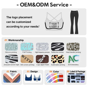 HUCAI özel Spandex Slim Fit seksi düğüm çapraz ön v yaka spor Tee Yoga kırpma üst uzun kollu egzersiz kadınlar spor t shirt - Product Image 5