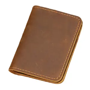 Fashion Design Mini Simple Slim Pu Custom Logo Credit Card Holder Clutch Leather Zipper Envelope Coin Pocket Wallet for Women