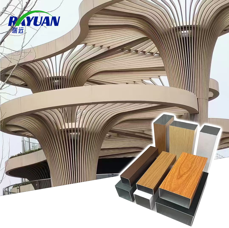 Wave Bending Arc Powder Coated Aluminum