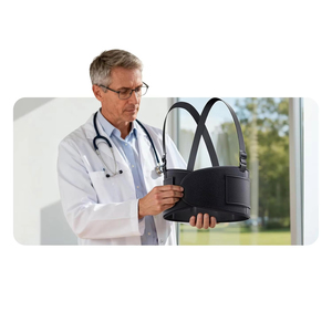 <span class=keywords><strong>Ceinture</strong></span> de soutien lombaire réglable personnalisée <span class=keywords><strong>pour</strong></span> hommes et femmes, bretelles de protection <span class=keywords><strong>pour</strong></span> le soulagement des douleurs dorsales et la sécurité lors de levages lourds - Product Image 4