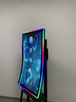 Monitor Curvo C/J/S con Marco Abierto LED 4K y Pantalla Táctil de 21.5-55 Pulgadas para Juegos con Interfaz USB