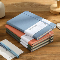 Notizbuch mit Stoff- und PU-Leder-Einband, A5 A6, Individuelles Logo, Journal, Agenda, Liniert, Punktraster, Werbegeschenk-Notizbücher