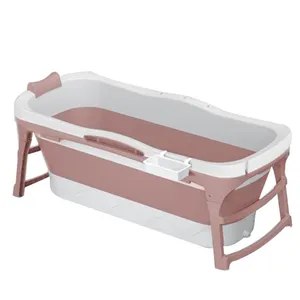 צבע מותאם אישית בטוח ומוצק 118 ס "מ אמבט חורף כדי לשמור אמבטיה מתקפל פלסטיק חם למבוגרים ניידים
