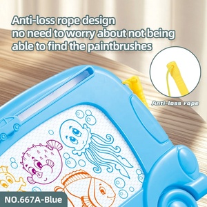 定制儿童益智玩具绘画玩具车造型彩色磁性绘图板擦除彩色绘图笔学习垫 - Product Image 6