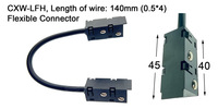 LEDEAST CXW-LFH 4PIN DC48V 저전압 마그네틱 트랙 플렉시블 커넥터 2 피스 마그네틱 트랙 라이트 레일 바