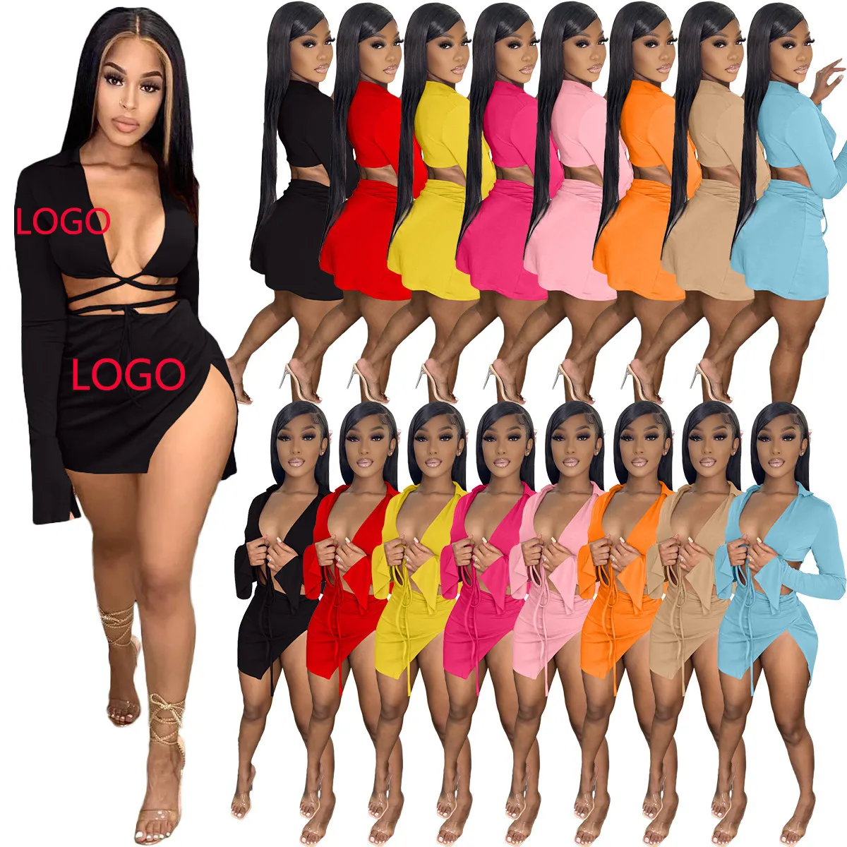 women sets two piece womens 2022 summer new arrivals custom plus size women clothing 2 two piece outfits set